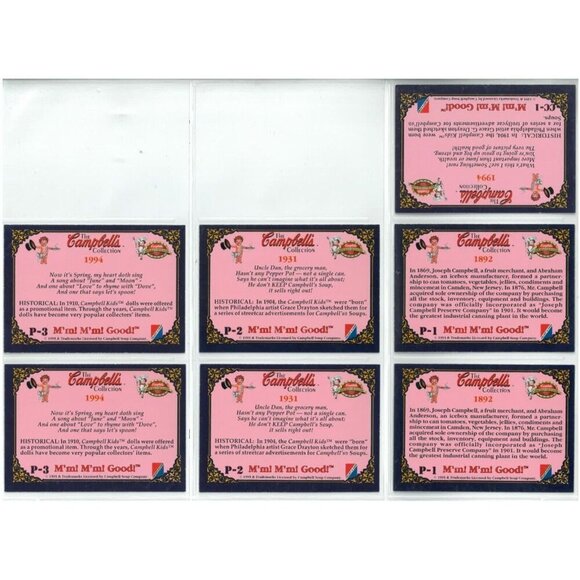 Lot of 1995 Campbell's Soup Chase Cards Sets and Promo Card Set - Picture 6 of 6